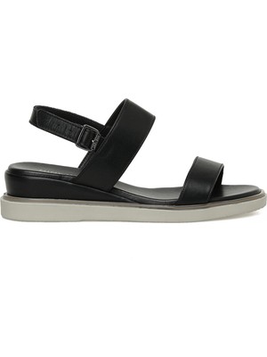 Nine West Seju 3fx Siyah Kadın Dolgu Topuk Sandalet