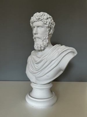 Büyük Marcus Aurelius Dekoratif Biblo Heykel