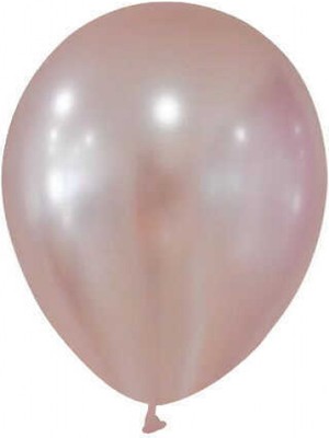Balon Metalik Düz 5 Inc Gül Kurusu PK:100