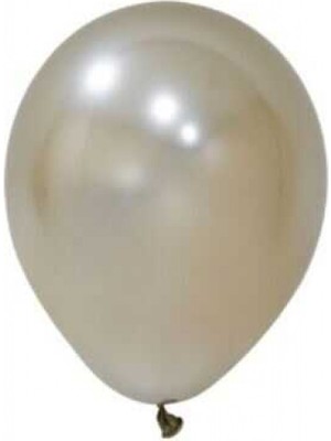 Balon Krom Parlak 5 Inc Beyaz PK:100