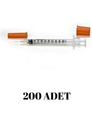 Berika - 0.5ml Süper Insülin Turuncu 30G x 8mm - 200 Adet