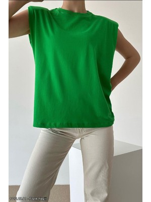 keyymod Yeşil Kolsuz Tişört