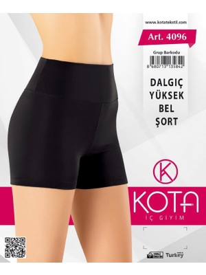 Kota 4096 Yüksek Bel Dalgıç Şort