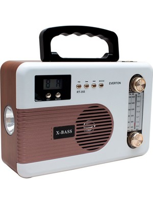 RT-355BT Usb/sd/fm/aw/sw/aux/bluetooth Destekli Müzik Kutusu