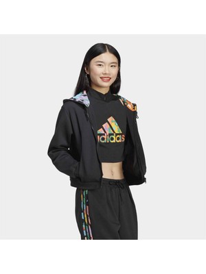 Adidas Graphic Full-Zip Kadın Sweatshirt