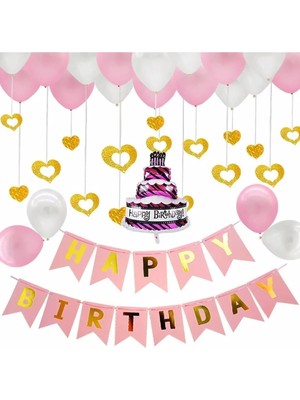 Çıtı Pıtı Store Çıtıpıtıstore Happy Bırthday Doğum Günü Balon Set