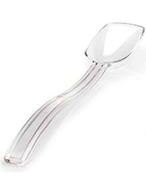 VİP Plastik Zeytin ve Salata Kaşığı, Polikarbonat, 26 Cm, Şeffaf