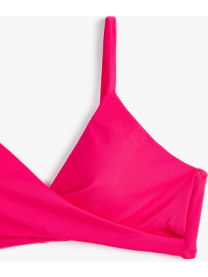 Koton Bralet Bikini Üstü Üçgen Kruvaze Kaplı