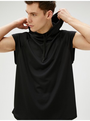 Koton Kapşonlu Spor Atlet Kolsuz Dikiş Detaylı