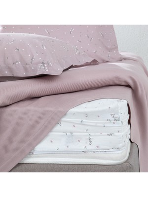 Yataş Bedding Ramona Çift Kişilik Bambu Pike Takımı - Mürdüm