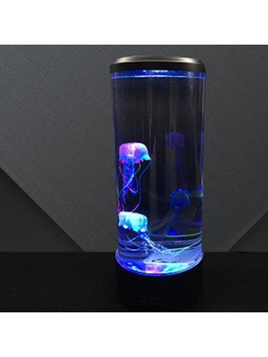 SLD USB Güç Jellyfish Mood Masası Başucu Lambası Fantasy Akvaryum Hipnotik Renk Değiştirme Çocuklar LED Gece Lambası Ev Dekorasyonu (Yurt Dışından)