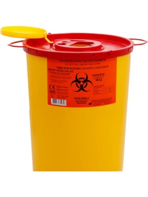 Muhtelif Tıbbi Atık Kovası 10LT