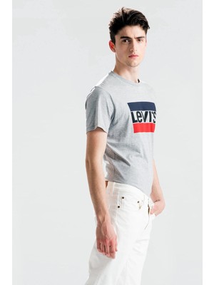 Levi's Logolu Bisiklet Yaka Pamuklu T Shirt Erkek T Shirt A6335