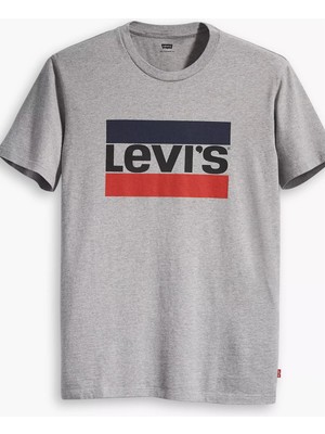 Levi's Logolu Bisiklet Yaka Pamuklu T Shirt Erkek T Shirt A6335