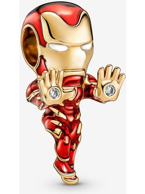 Nocce Gümüş Marvel The Avengers Iron Man Charm