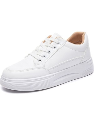 Ozma Platformlu Beyaz Spor Ayakkabı (Yurt Dışından)