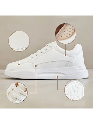 Ozma Platformlu Beyaz Spor Ayakkabı (Yurt Dışından)