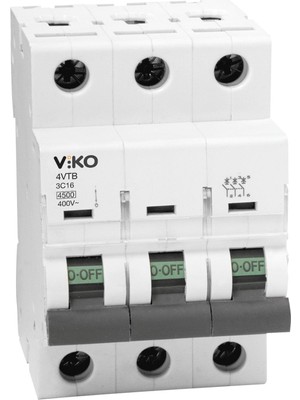 Viko Otm.sig. 3X16A C 4,5ka