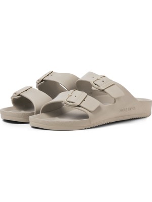 Jack & Jones Croxton Moulded Erkek Bej Günlük Sandalet 12204004-Plaza Taupe