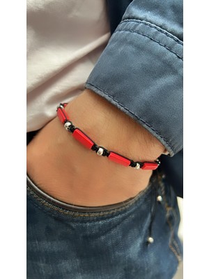 Kutcha Accessories Kutcha Varisit Doğal Taşlı Erkek Bileklik