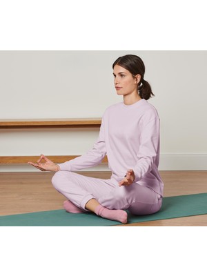 Tchibo Oversize Yoga Sweatshirt, Açık Pembe