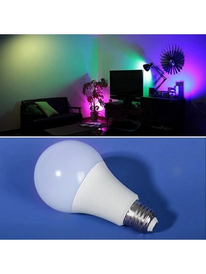 Go İthalat 9W Uzaktan Kumandalı 15 Farklı Renk Seçenekli LED Ampul
