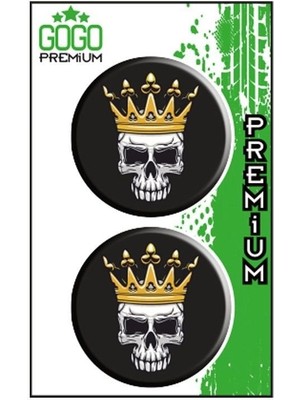 Gogomoto Kral Tacı (5x5 Cm) Ikili Damla Etiket