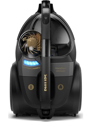Philips Marathon Ultimate Toz Torbasız Elektrikli Süpürge 2.2 L Gri - Siyah Turbo Başlık ile Güçlü Emiş