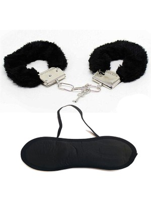 Marko Grp Siyah Peluş Kelepçe Seti