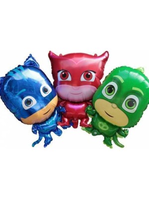 HYD Pijamaskeliler Helyumla Uçan Büyük Boy Folyo Balon 3 Adet