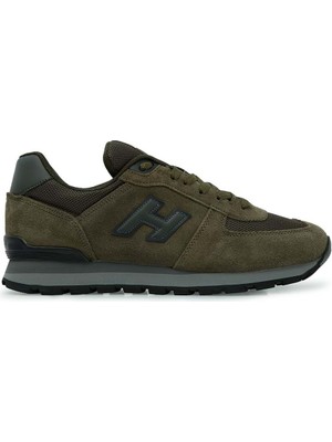 Hammer Jack Peru 19250 Hakı 43 Hakiki Deri Erkek Sneaker Ayakkabı