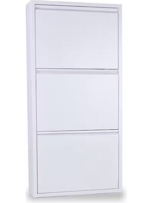 Tomkar 3lü Metal Ayakkabılık