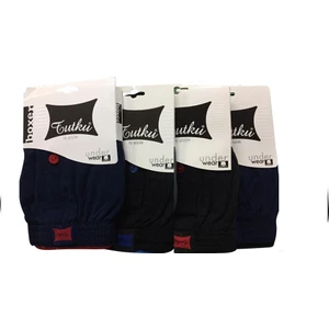 Erkek Penye Düz Boxer 2 Renk 4'lü Paket (2 Siyah - 2 Lacivert)