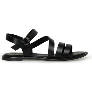 Nine West Nape 3fx Siyah Kadın Düz Sandalet