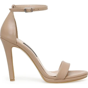 Nine West Delge 3fx Krem Kadın Topuklu Sandalet