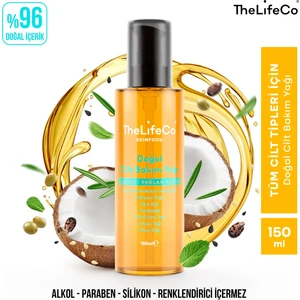 Thelifeco Skinfood Değerli Yağlar Serisi Doğal Cilt Bakım Yağı 150 ml