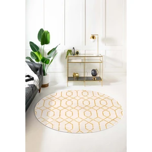 Angora Home Sparkle Koleksiyonu Dokuma Makine Halısı GL1004 100 x 100 Yuvarlak