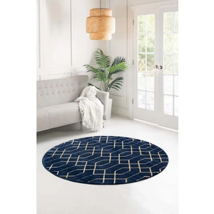 Angora Home Sparkle Koleksiyonu Dokuma Makine Halısı GL1002 100 x 100 Yuvarlak