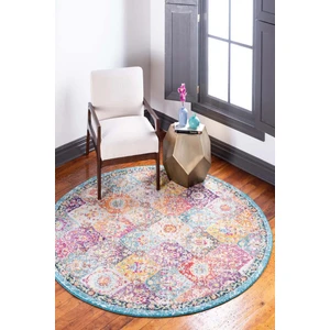Angora Home Spring Koleksiyonu Dokuma Makine Halısı SP1000 120 x 120 Yuvarlak