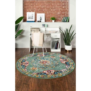 Angora Home Spring Koleksiyonu Dokuma Makine Halısı SP1001 120 x 120 Yuvarlak