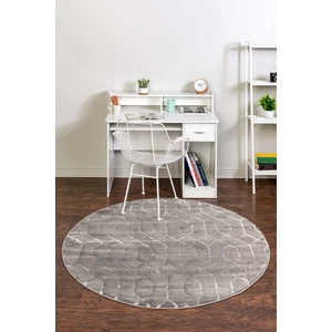 Angora Home Sparkle Koleksiyonu Dokuma Makine Halısı GL1001 100 x 100 Yuvarlak