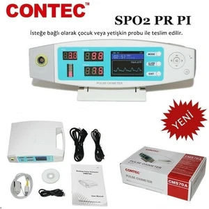 CMS-70A Masa Tipi Pulse Oksimetre - Şarjlı ve Bataryalı