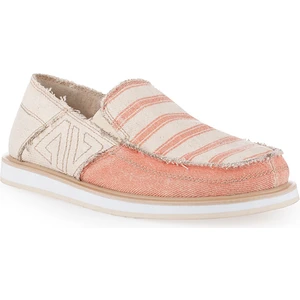 Linen Espadril 1331 Keten Kadın Ayakkabı Somon