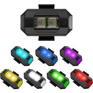 Kablosuz Mini Çakar Lamba - Kablosuz 7 Renk Çakarlı Lamba LED - Araba Motosiklet Bisiklet