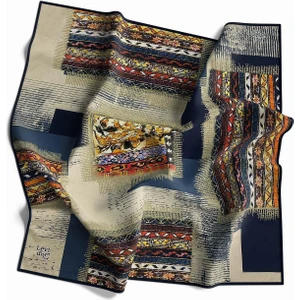 Yeni Sezon Trend Polyester Twill (Tivil) Eşarp Modeli Mizel Eşarp LTD228-01