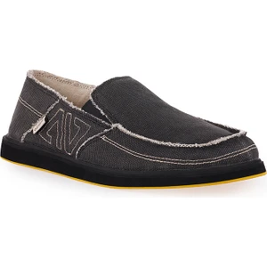 Linen Espadril 1331 Keten Erkek Ayakkabı Siyah