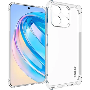 Enkay Hat Prensi Honor X8A 4g Şok Geçirmez Şeffaf Telefon Kapak Anti-Slip Strip Edge Tpu Kılıfı (Yurt Dışından)