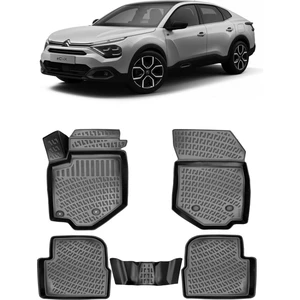 Citroen C4X 2023 Sonrası 3D Havuzlu Paspas Siyah