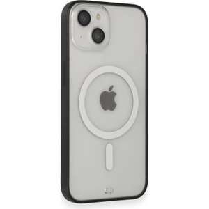 iPhone 13 Için Magsafe Manyetik Darbeye Dayanıklı Yarı Esnek Plastik Tpu Mat Kılıf - AL8118