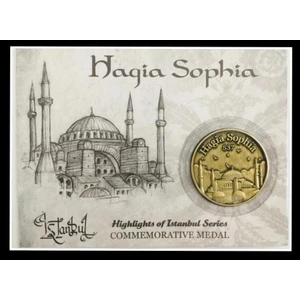 Emir Collection Ayasofya Camii Istanbul Hatıra Madalyon Çil